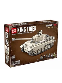 Военный конструктор 100066 - Танк Tiger (aнaлoг)