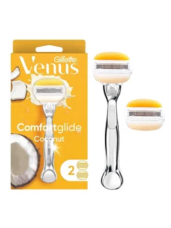 Бритва Venus&OLAY Coconut, 2 сменные кассеты, 5 лезвий