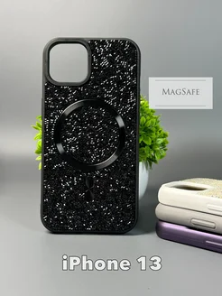 Блестящий чехол на iPhone 13 Swarovski Айфон 13 с MagSafe