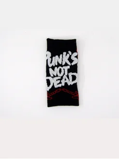 Напульсник большой трикотажный "Punks not dead" 1шт