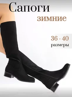 Сапоги Еврозима на молнии Diana boutique 262337153 купить за 2 925 ₽ в интернет-магазине Wildberries