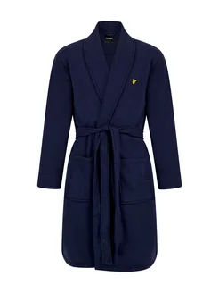 Халат домашний банный с поясом Lyle & Scott 262357509 купить за 4 860 ₽ в интернет-магазине Wildberries