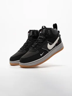 Зимние кроссовки с мехом Nike Air Force 1 Mid Найк Форс МИР кроссовок 262383512 купить за 4 753 ₽ в интернет-магазине Wildberries