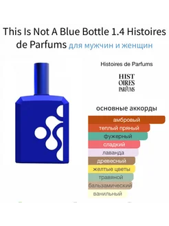 Духи HISTOIRES DE PARFUMS Blue Bottle 1.4 Hobby Perfume 262446677 купить за 688 ₽ в интернет-магазине Wildberries