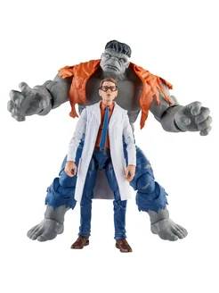 Набор фигурок Marvel Legends Gray Hulk & DR. Bruce Banner Hasbro 262464361 купить за 3 396 ₽ в интернет-магазине Wildberries