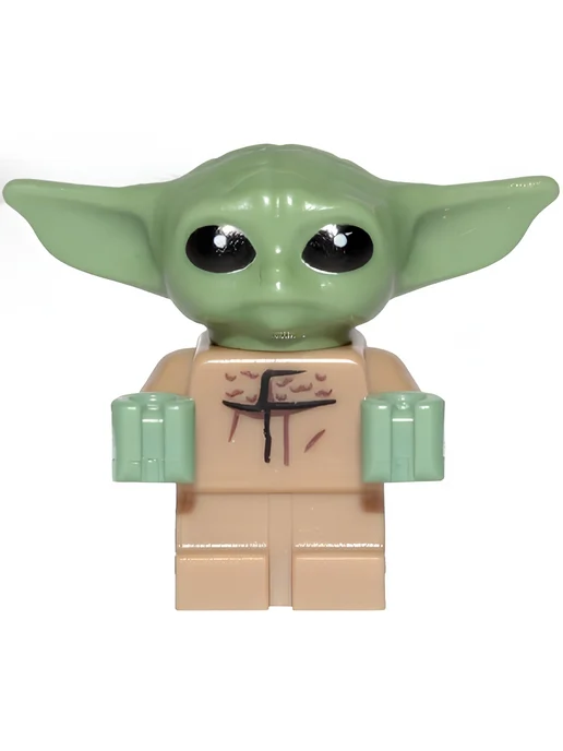 Lego baby yoda minifigure discount