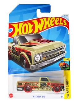 Машинка металлическая коллекционная модель 67 Chevy C10 Hot Wheels 262507182 купить за 492 ₽ в интернет-магазине Wildberries