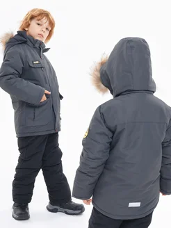 Зимний костюм двойка детский флисовый мембрана S2 brand kids 262518469 купить за 5 155 ₽ в интернет-магазине Wildberries