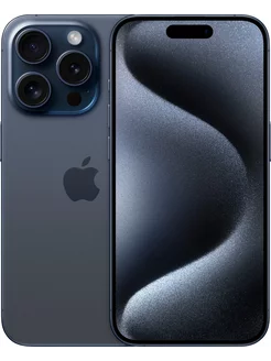 iPhone 15 Pro 256 ГБ, Dual nano SIM+eSIM, синий титан Apple 262519747 купить за 109 079 ₽ в интернет-магазине Wildberries