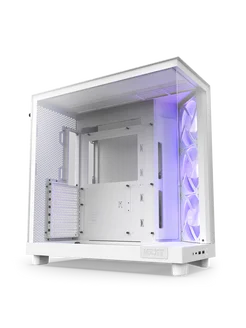 Корпус NZXT H6 Flow RGB белый NZXT 262524010 купить за 25 338 ₽ в интернет-магазине Wildberries