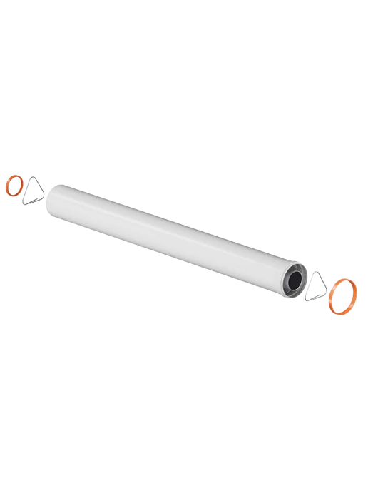 krats Труба для дымохода коаксиальная 60 100 L 1000, 100 л, фото 3