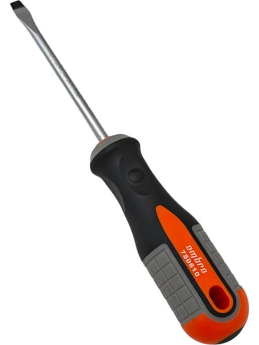 OMBRA Отвертка стержневая шлицевая ROUND GRIP, SL6x100 мм 750610, 6x100 мм, фото 2