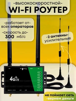 Роутер Wi-Fi с сим картой 4G с выносными антеннами ASANDEY 262631170 купить за 3 999 ₽ в интернет-магазине Wildberries