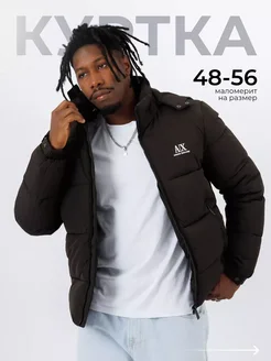 ジャケット・アウター archive ARMANI EXCHANGE Racing Jacket Куртка зимняя с капюшоном короткая Armani Exchange 262687768