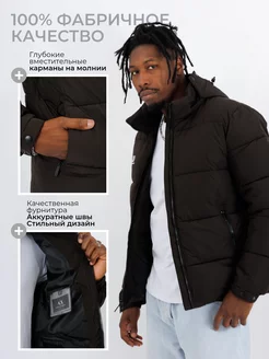 Куртка зимняя с капюшоном короткая Armani Exchange 262687768