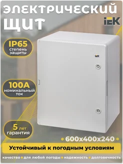 Корпус пластиковый ЩМПп 500х400х240мм УХЛ1 IP65 IEK IEK 262696982 купить за 6 342 ₽ в интернет-магазине Wildberries