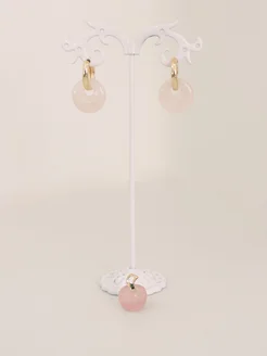 Серьги Конго с натуральными камнями Maria Muzio 262741156 купить за 453 ₽ в интернет-магазине Wildberries