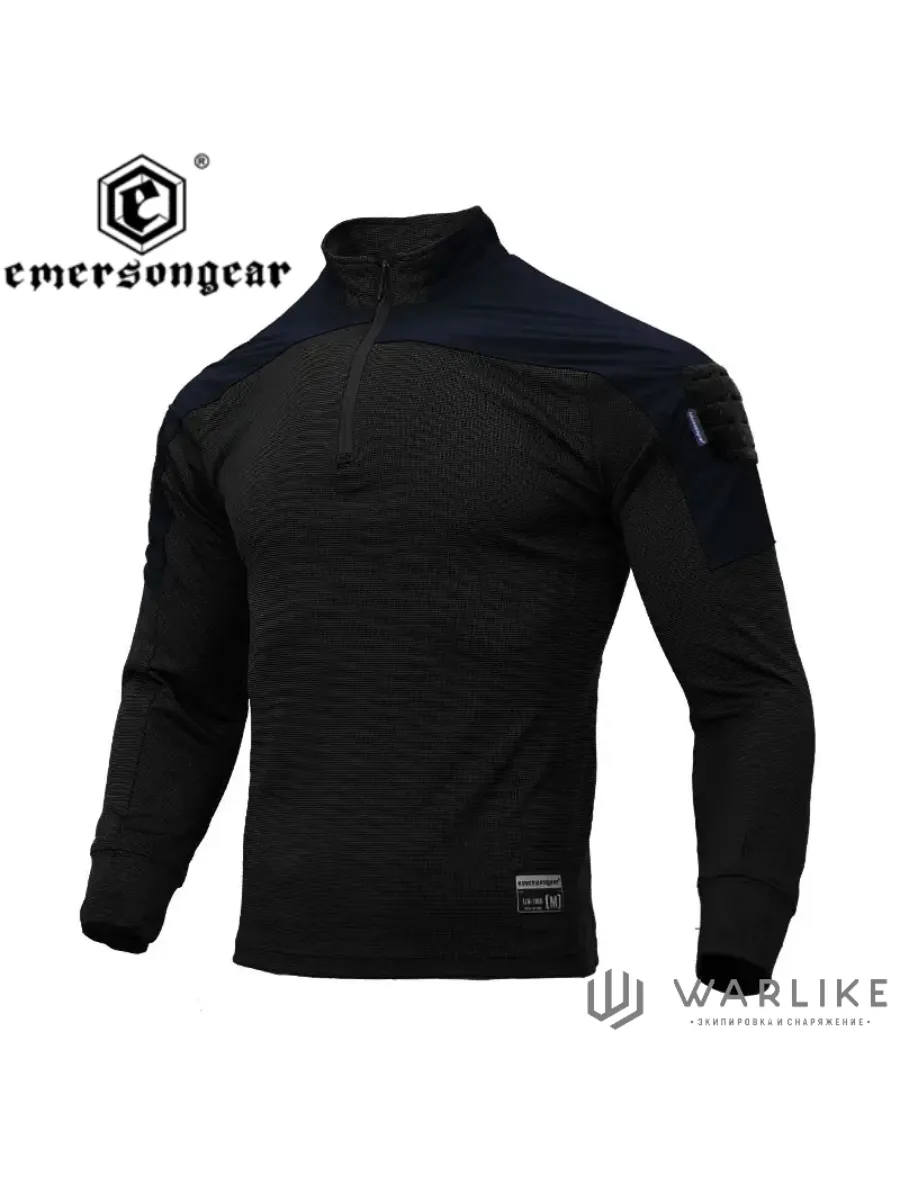 Лонгслив поло на молнии спортивный BlueLabel UMP Frogmen