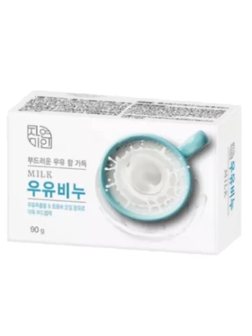 MUKUNGHWA Pure Milk Туалетное мыло для лица с молоком 90г х 4шт, 90 г, 4 шт, фото 2
