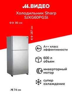 Холодильник SJXG60PGSl