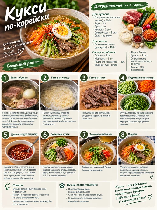 Оттоги Лапша пшеничная тонкая (Куксу), вариант, фото 3