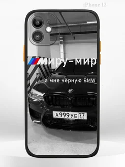 Чехол на Apple iPHONE 12 с принтом BMW m5