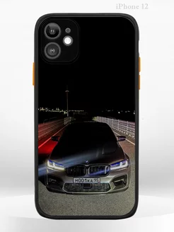 Чехол на Apple iPHONE 12 с принтом BMW m5