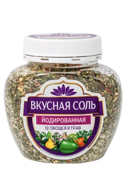 Вкусная соль Соль Вкусная 4 вида 400г - 4 банки, 400 г, фото 5
