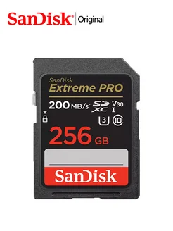 Карта памяти Extreme Pro 256ГБ U3 4K V30 (SDSDXXD-256G)