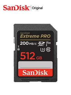 Карта памяти Extreme Pro 512 ГБ U3 4K V30 (SDSDXXD-512G)