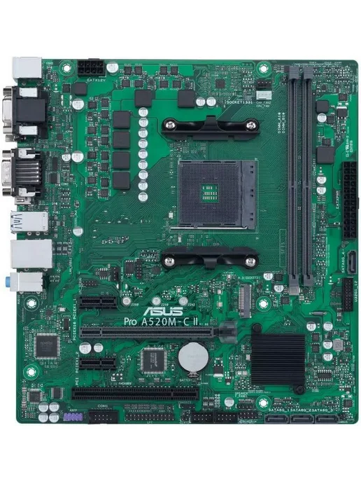 Asus Материнская плата Pro A520M-C II CSM, вариант, фото 2