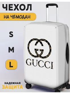 Чехол на чемодан с принтом Gucci