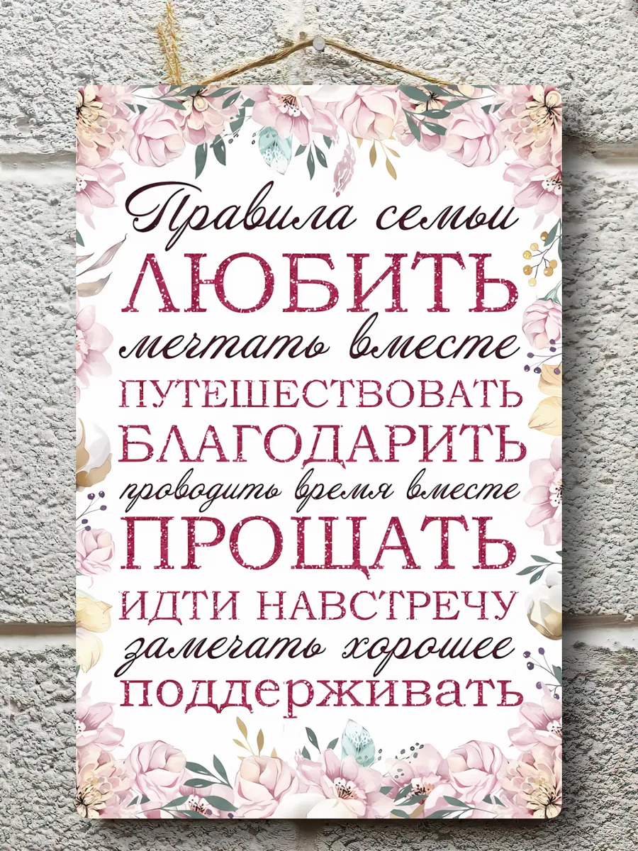 Постер подарок на годовщину