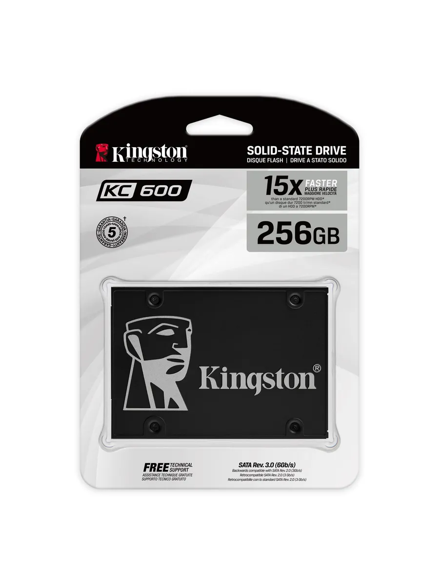 Kingston Накопитель SSD KC600 256GB SKC600 256G