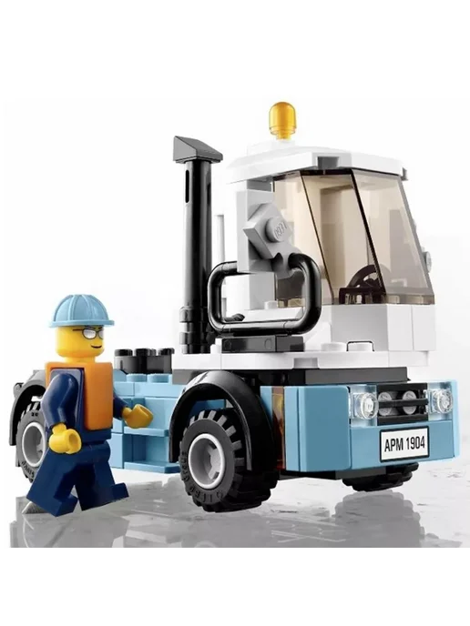 LEGO. Конструктор Грузовой поезд MAERSK 1239 деталей, синий, фото 4