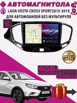 Магнитола для LADA Vesta Cross Sport 2015-2019 6 128 Sound Wave 263024563 купить за 22 299 ₽ в интернет-магазине Wildberries