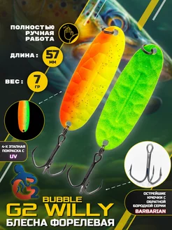 Блесна Willy BUBBLE Блесна форелевая Лучшие блёсны