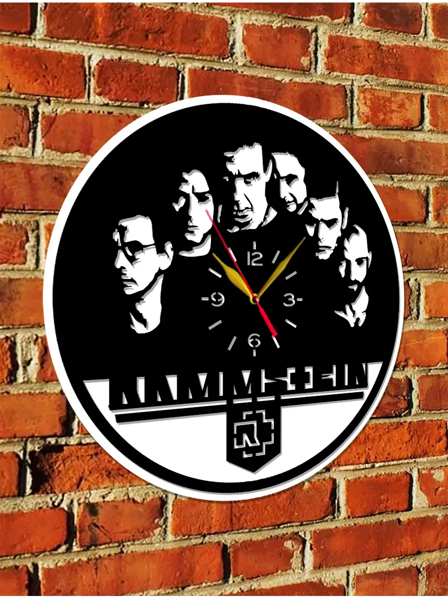 Настенные часы Rammstein, Рамштайн, Рихард Круспе — фото 6