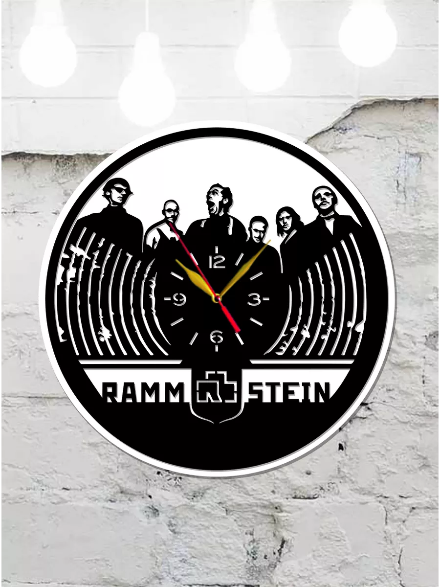 Настенные часы Rammstein, Рамштайн, Пауль Ландерс — фото 4