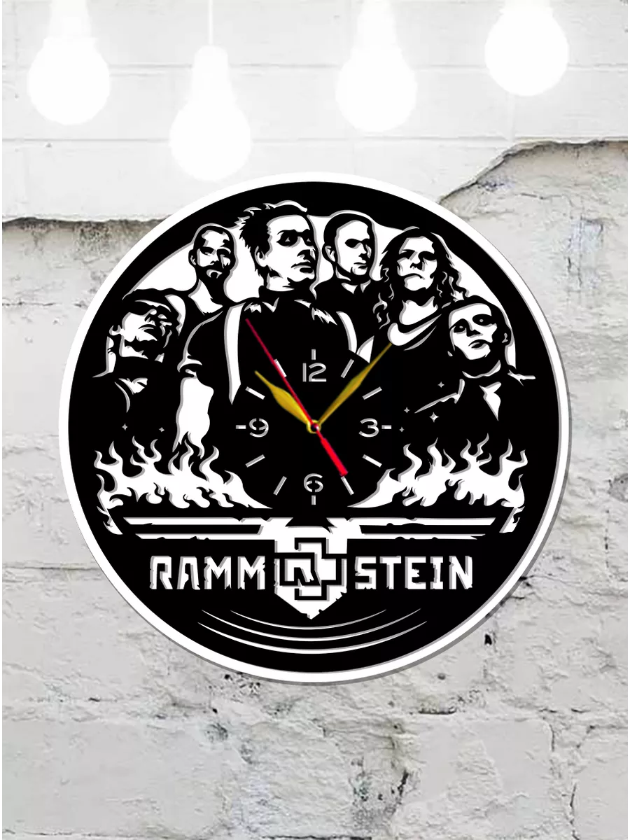 Настенные часы Rammstein, Рамштайн, Оливер Ридель — фото 4