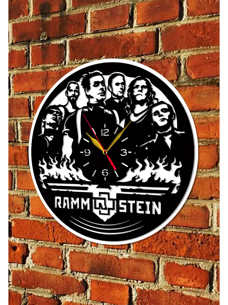 Настенные часы Rammstein, Рамштайн, Оливер Ридель — фото 5
