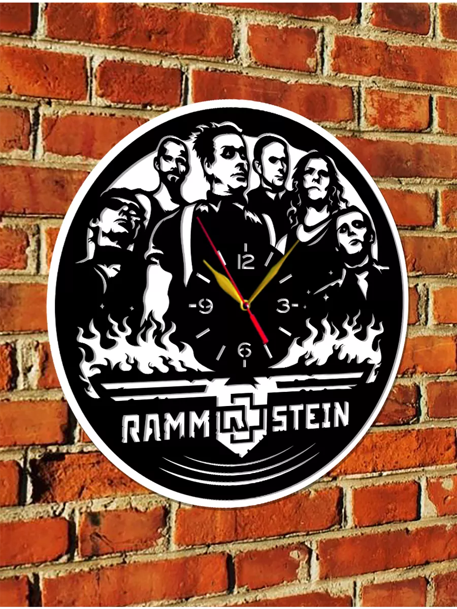 Настенные часы Rammstein, Рамштайн, Оливер Ридель — фото 6