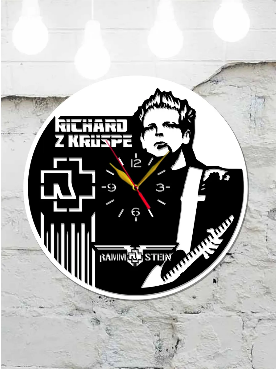 Настенные часы Rammstein, Рамштайн, Рихард Круспе — фото 4