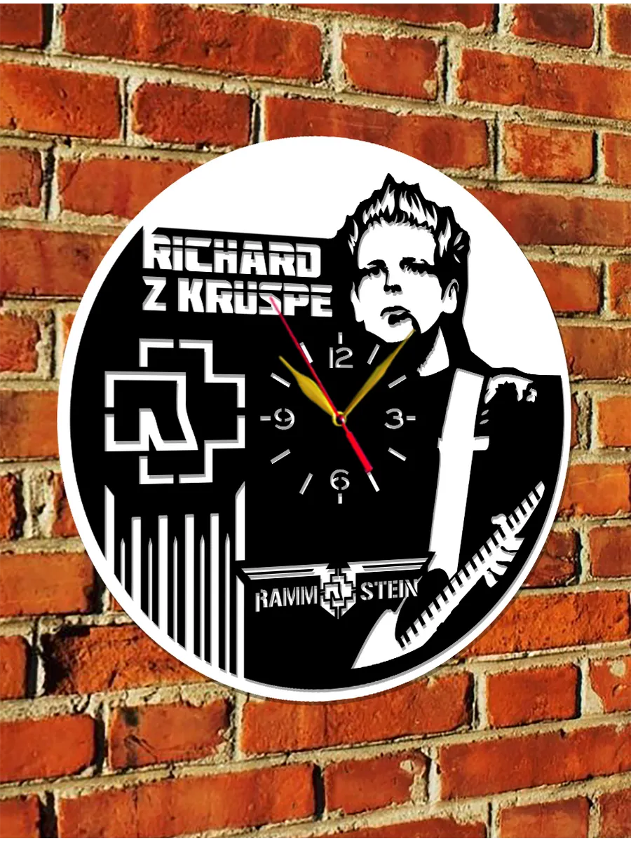 Настенные часы Rammstein, Рамштайн, Рихард Круспе — фото 6