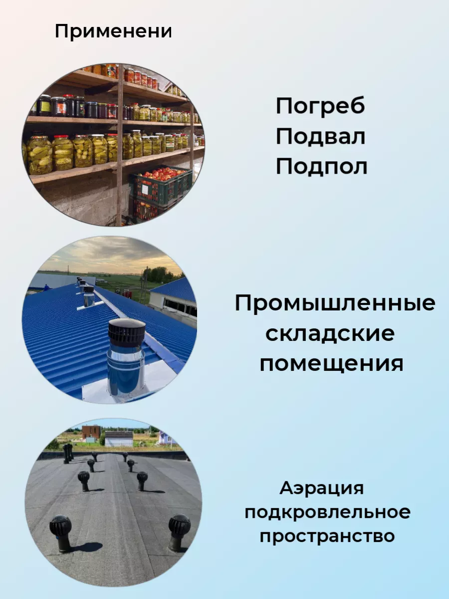 Ротационная вентиляционная турбина РВТ 355