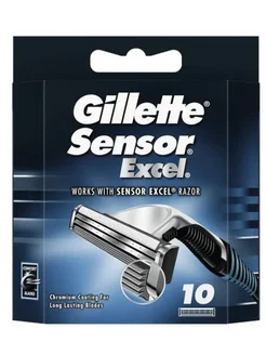 Сменные кассеты Gillette Sensor Excel 263130655 купить за 1 140 ₽ в интернет-магазине Wildberries