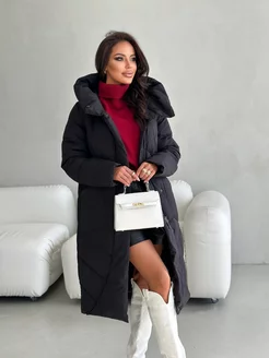 МОДАМА Пуховик зимний черный - фото 7