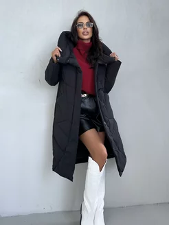 МОДАМА Пуховик зимний черный - фото 8