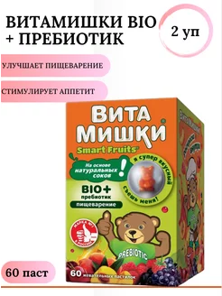 ВитаМишки Bio + пребиотик пастилки жев х60