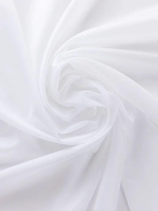 MDC Fabrics Подкладочная ткань таффета для шитья и рукоделия, белый, фото 3